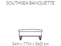 Southsea Banquette stool, Julian Foye