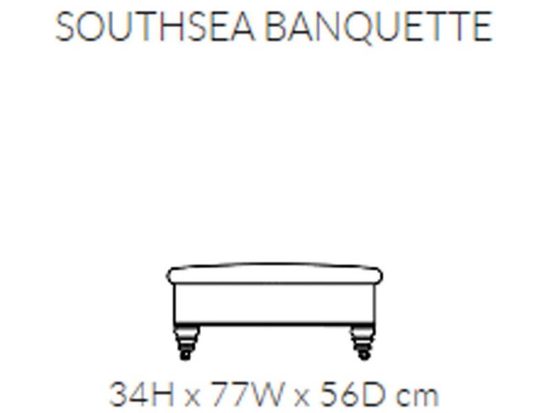 Southsea Banquette stool, Julian Foye