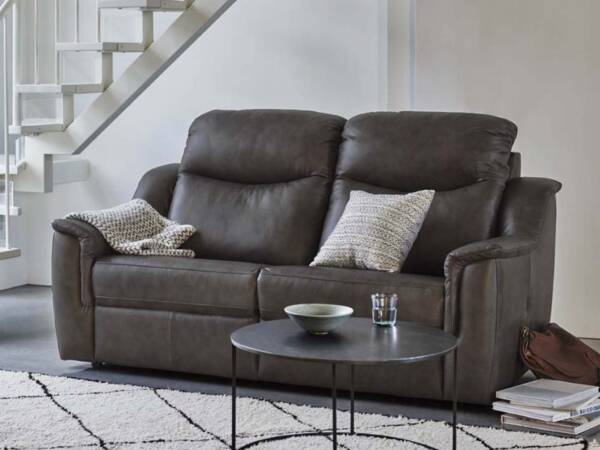 G Plan Firth Leather Sofa