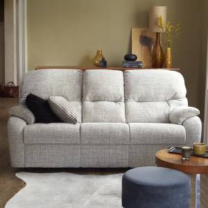 G Plan Mistral fabric sofa, Julian Foye