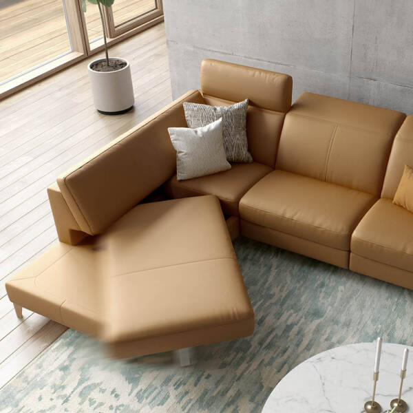 Rom Crista leather sofa, modular, Julian Foye