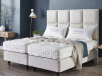 Vispring Devonshire zip and linked bed, Julian Foye