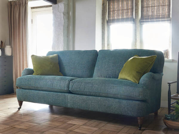 Gemini sofa and chairs in fabric, Julian Foye