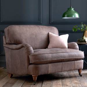 Gemini sofa and chairs in leather, Julian Foye