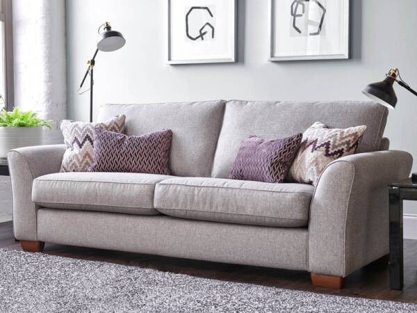Olivia, sofa, Aqua, clean, fabric, Julian Foye, Cornwall
