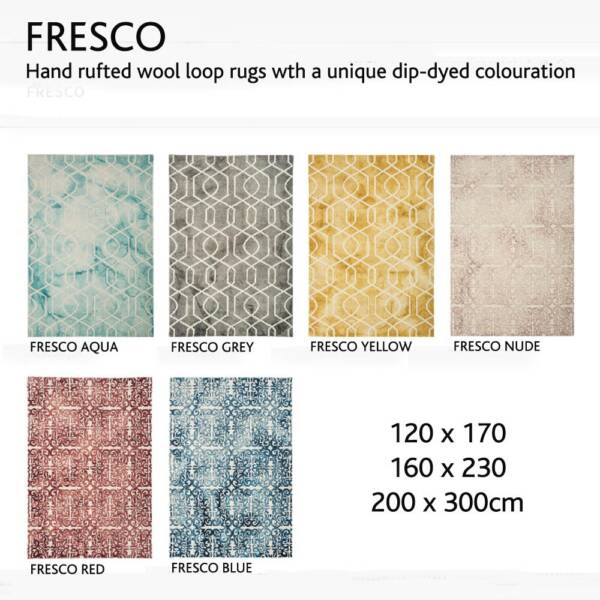 Fresco, rugs, wool, dip, dyed, Julian, Foye,