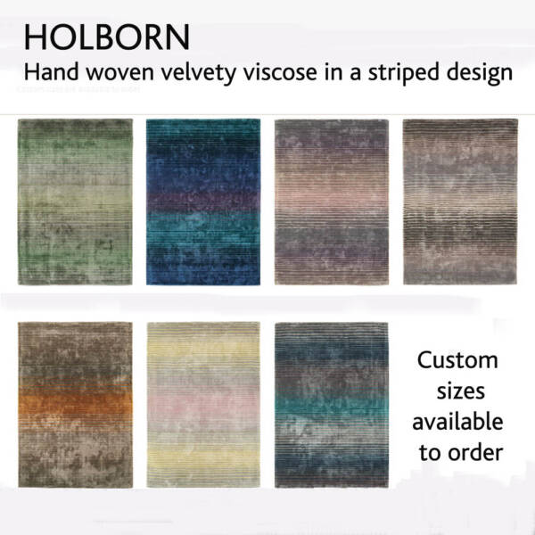 Holborn, rugs, velvety viscose, Julian Foye,