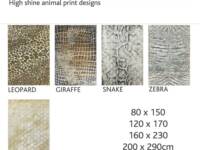 Asiatic Quantam animal print rugs, Julian Foye