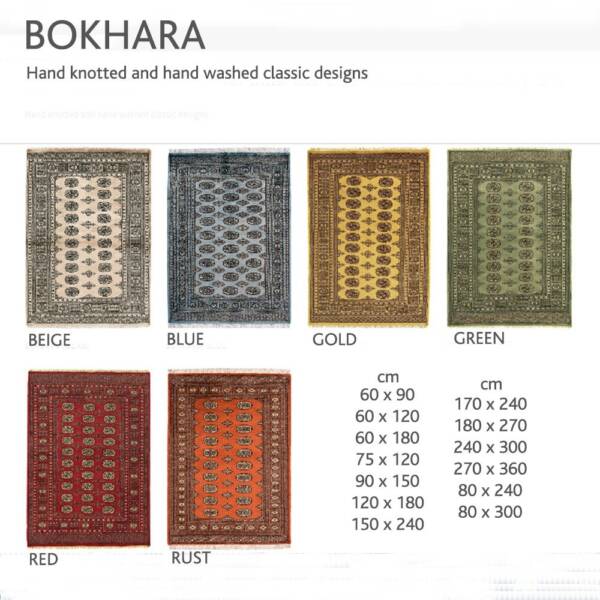 Asiatic Bokhara rugs, Julian Foye