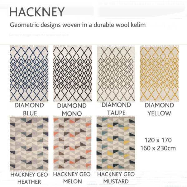 Asiatic Hackney rugs, Julian Foye