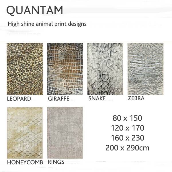Asiatic Quantam animal print rugs at Julian Foye
