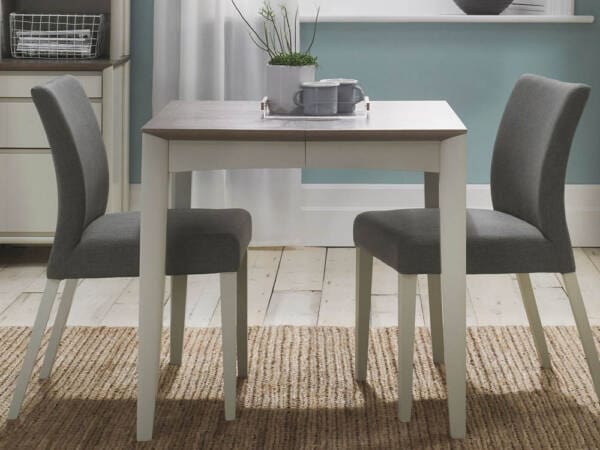 Bria grey wahsed oak small dining table, Julian Foye