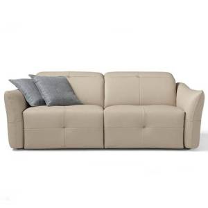 Italian leather modular sofa, Julian Foye