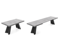 Wings extending dining tables, Julian Foye