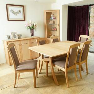 Andrena Ascot oak dining furniture, Julian Foye