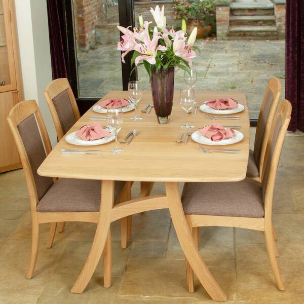 Ascot oak dining table