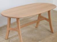 Ascot Oval oak coffee table