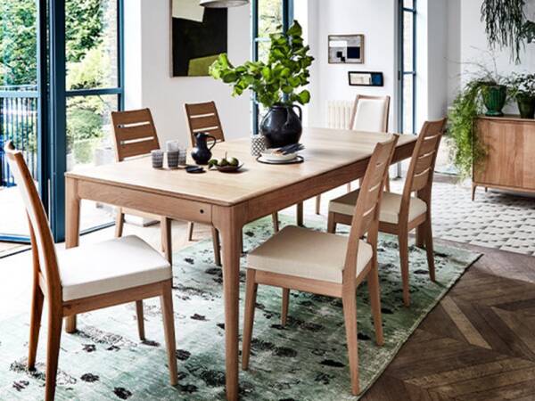 ercol Romana dining furniture, Julian Foye
