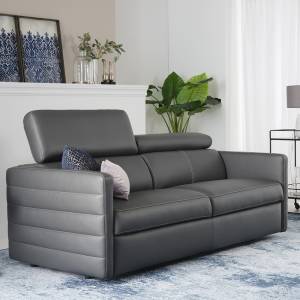 Payton sofa on leather or fabric, Aqua clean fabrics available