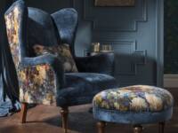 Spink & Edgar Crawford wing chair, Julian Foye Truro