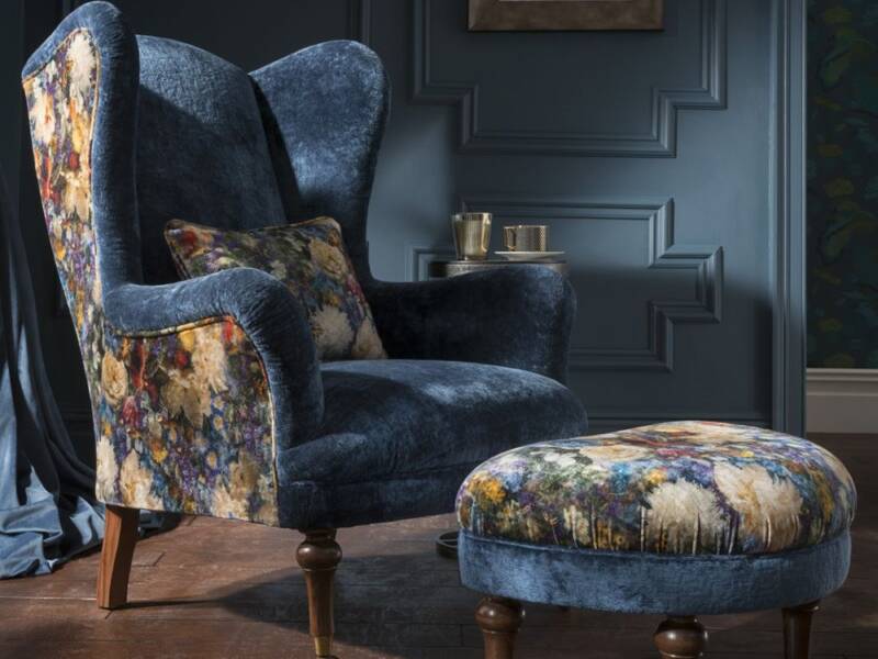 Spink & Edgar Crawford wing chair, Julian Foye Truro