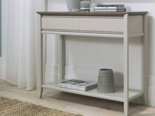 Bria Grey Washed Console Table