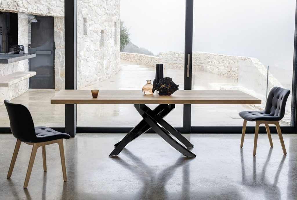 Bontempi Artistico Dining Table and Kuga Chairs