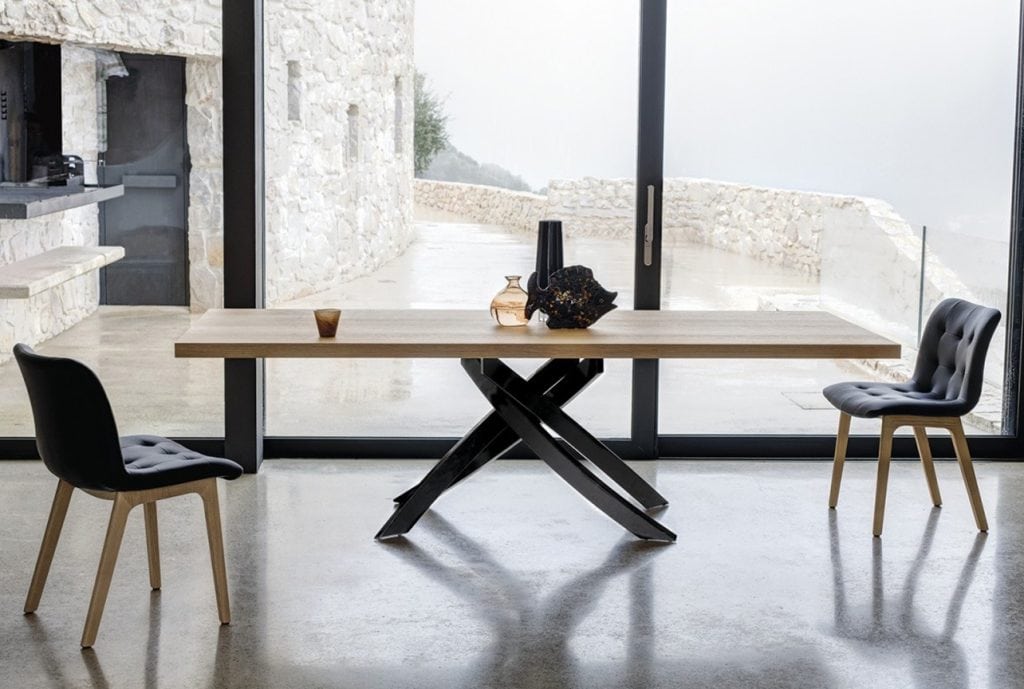 Bontempi Artistico Dining Table and Kuga Chairs