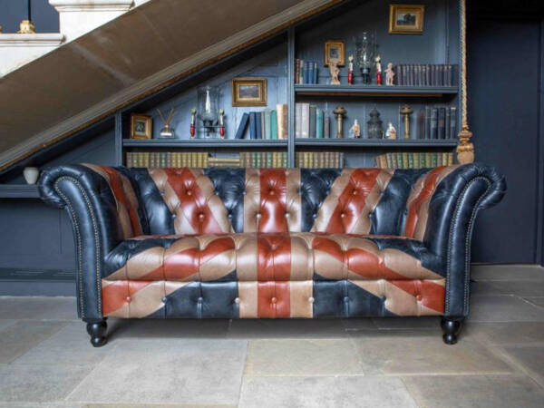 Charles Leather Sofa