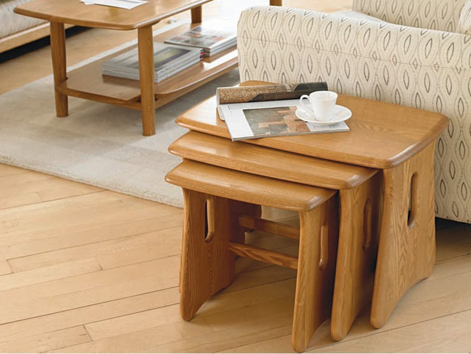 Ercol bosco shop nest of tables