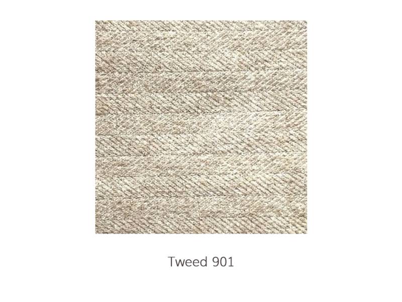 Hypnos flora bed fabric tweed