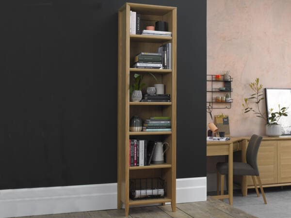 Bria Oak Bookcase