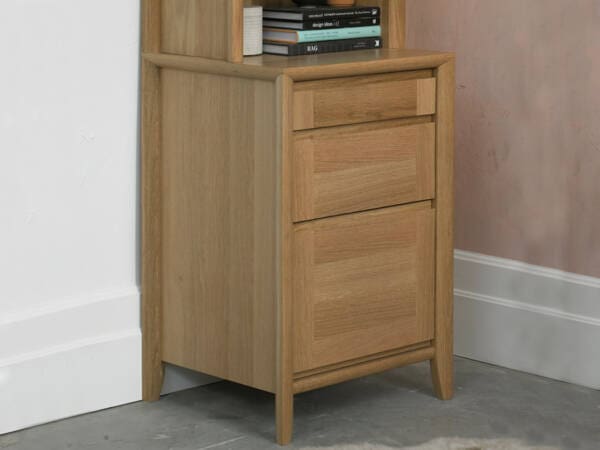 Bria Oak Filing Cabinet