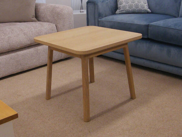 Scandi Square Lamp Table