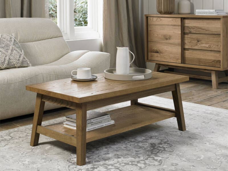 Cameron Oak Coffee Table