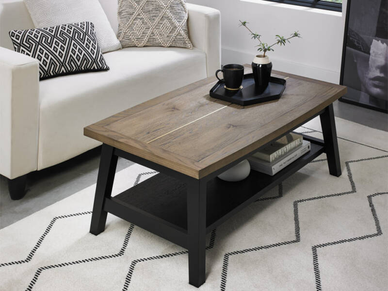 Cameron Weathered Oak Coffee Table