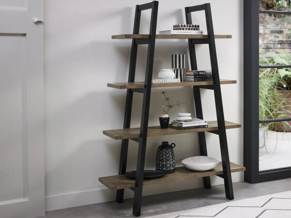 Cameron Open Display Unit Weathered Oak