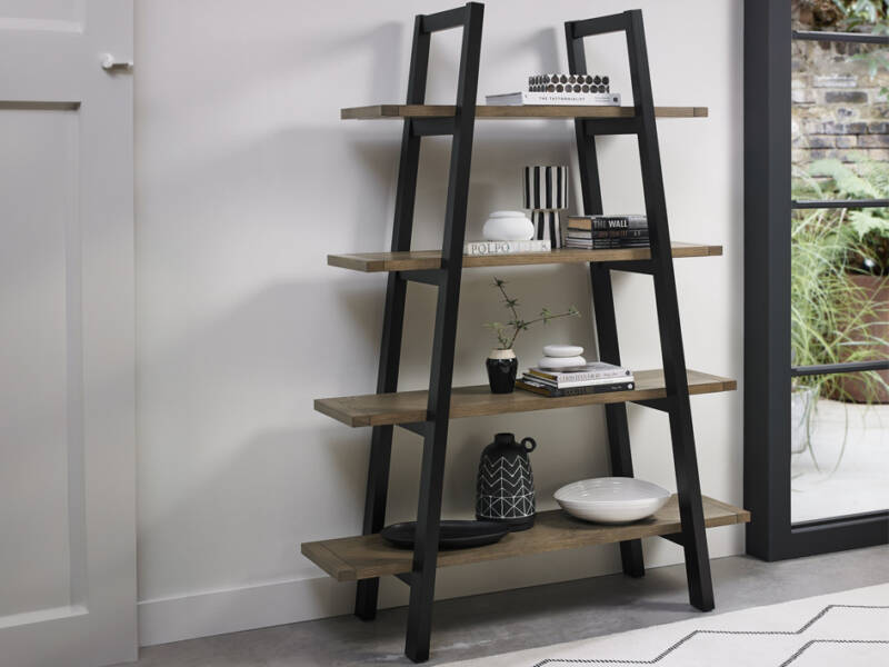 Cameron Open Display Unit Weathered Oak
