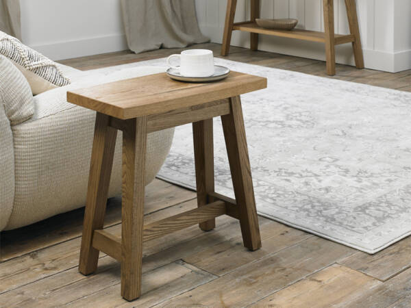 Cameron Oak Side Table