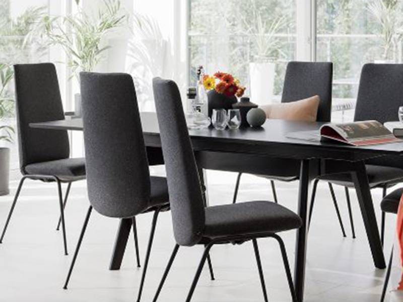 Stressless Laurel tall back dining chairs