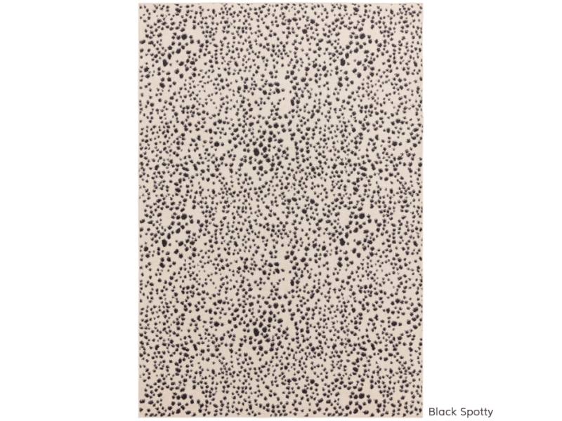 Muse Black Spotty rug