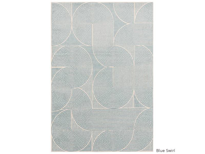 Muse Blue Swirl rug