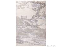 Aurora cloud metallic coloured rug