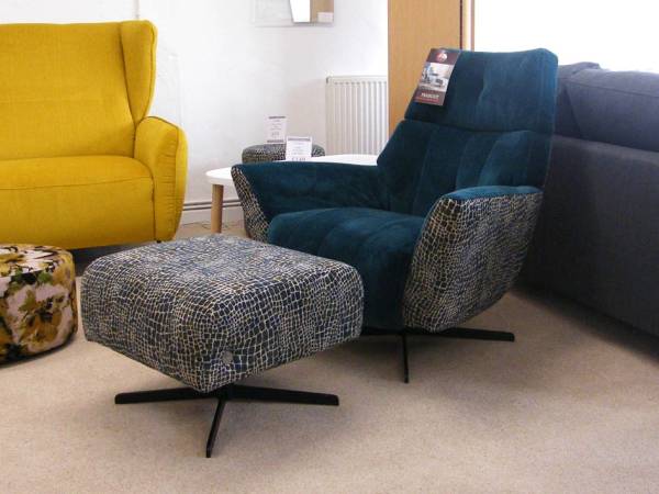 G Plan Peabody Swivel Chair & Stool