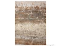 Aurora dune metallic rug