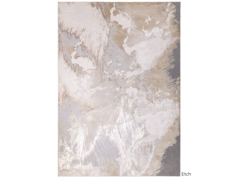 Aurora etch coloured rug