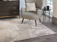 Aurora etch coloured rug in a living room