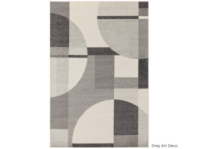 Muse Grey Art Deco Rug