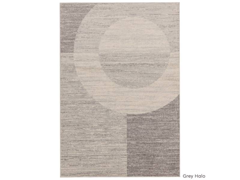 Muse grey halo rug