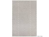 muse grey linear rug